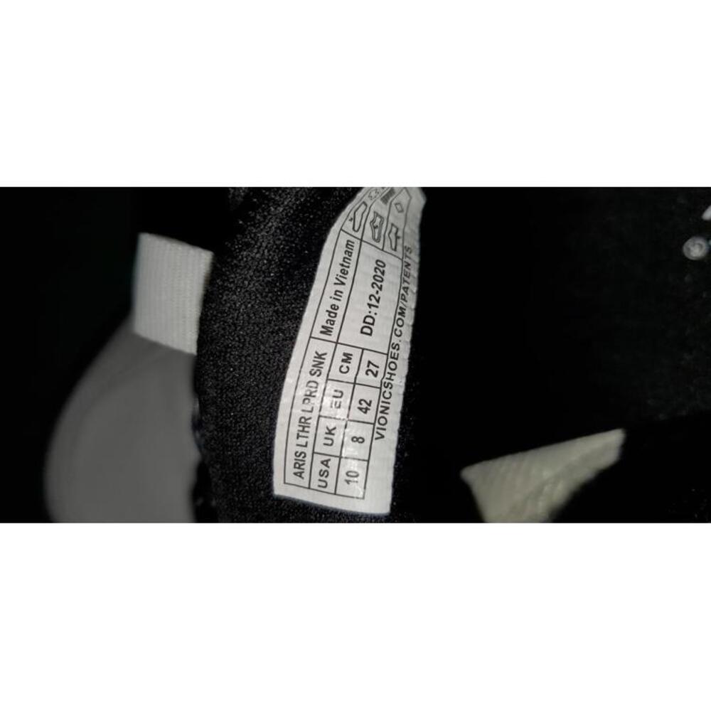 S48 Vionic Women's White Sneakers with Leopard Print Laces - Picture 7 of 11